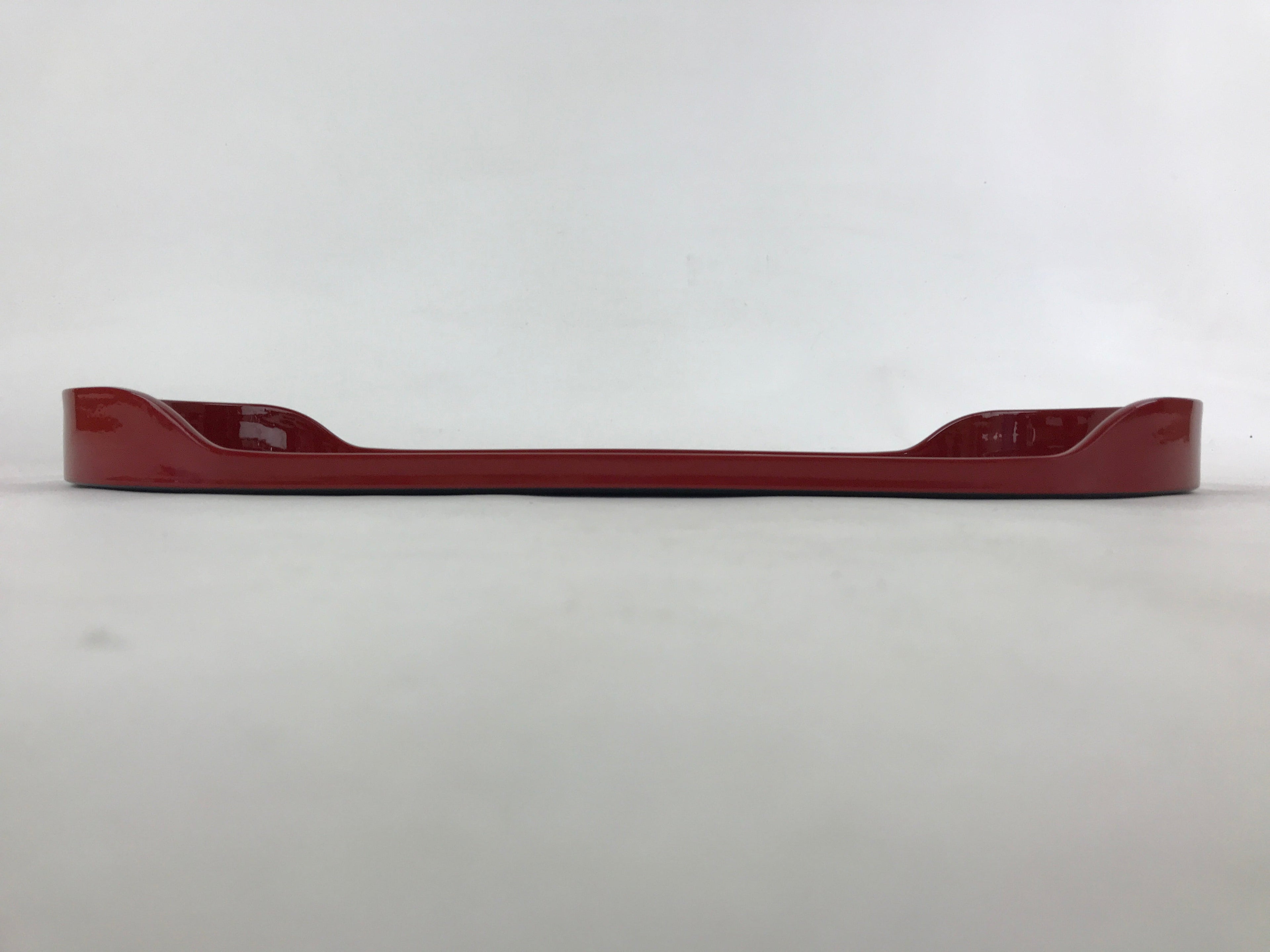 Japanese Lacquered Wood Serving Tray Vtg Red Coffee Tray Seiho-nuri Obon LWB66