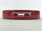 Japanese Lacquered Wood Serving Tray Vtg Red Coffee Tray Seiho-nuri Obon LWB66