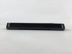 Japanese Lacquered Wood Serving Tray Vtg Small Rectangular Black Makie Gold L79