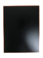 Japanese Lacquered Wood Tray Vtg Hida Shunkei Rectangle Floral Stationery LWB137