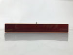 Japanese Lacquered Wood Tray Vtg Hida Shunkei Rectangle Floral Stationery LWB137