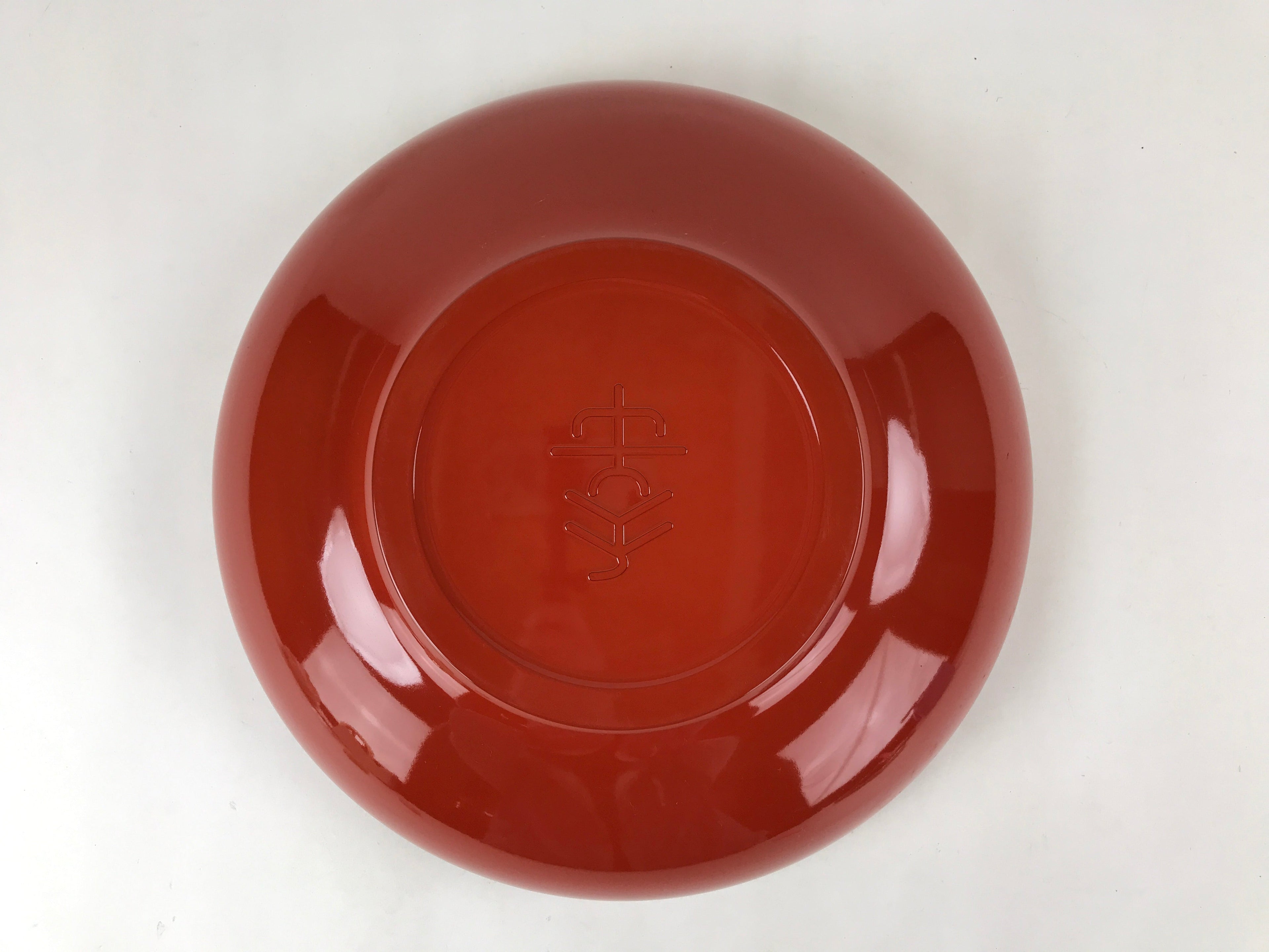 Japanese Lacquered Wooden Big Bowl Vtg Red Black Kashiki Snack Round LWB80