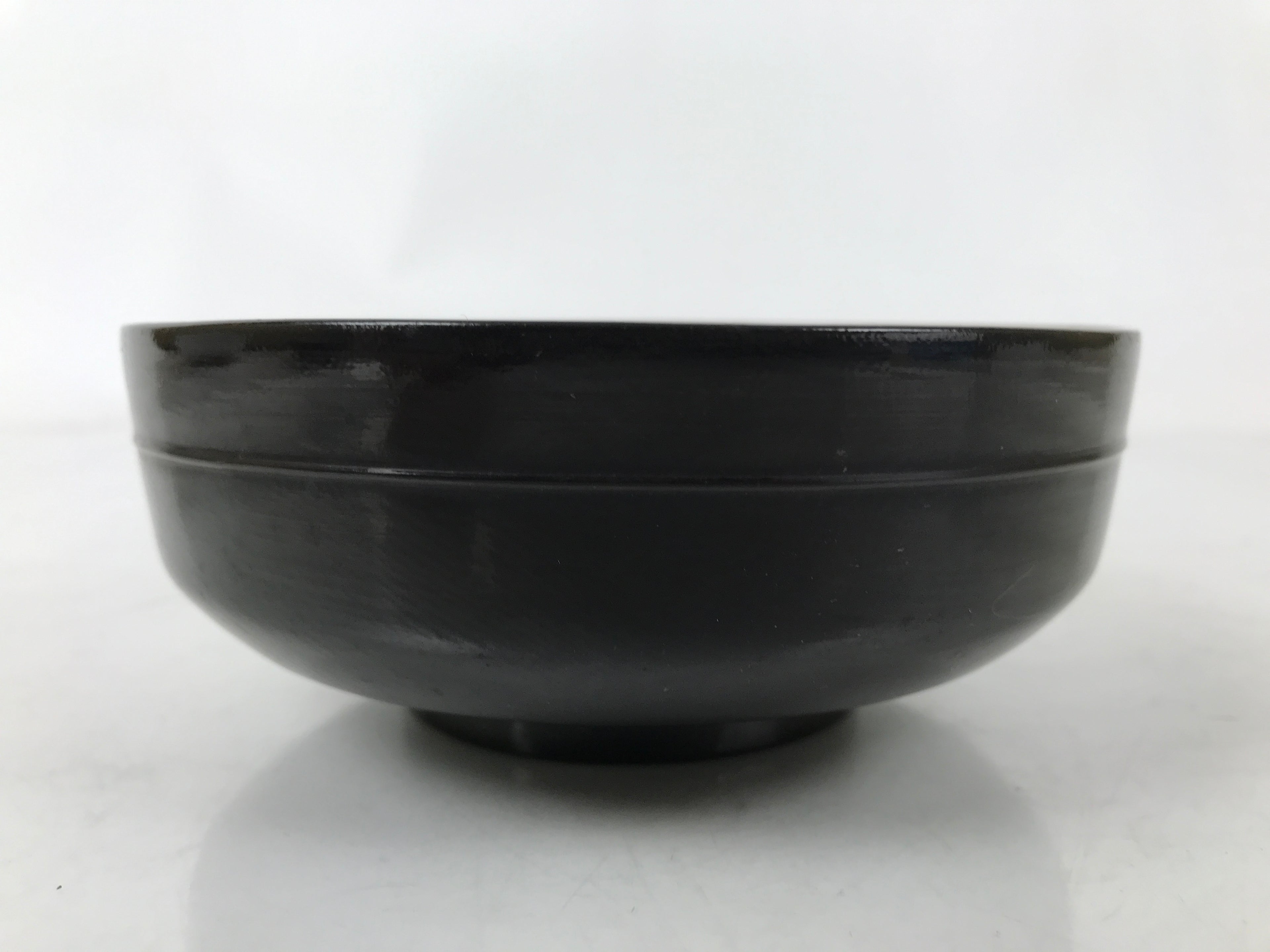 Japanese Lacquered Wooden Bowl Nimonowan Vtg Red Black Owan Wan Shallow LB134