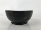 Japanese Lacquered Wooden Bowl Nimonowan Vtg Red Black Owan Wan Shallow LB135