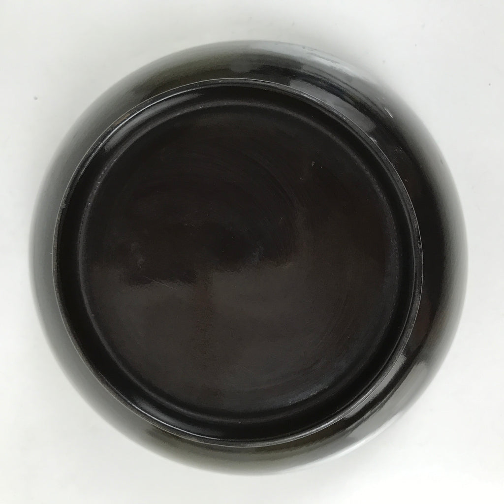 Japanese Lacquered Wooden Bowl Nimonowan Vtg Red Black Owan Wan Shallow LB136