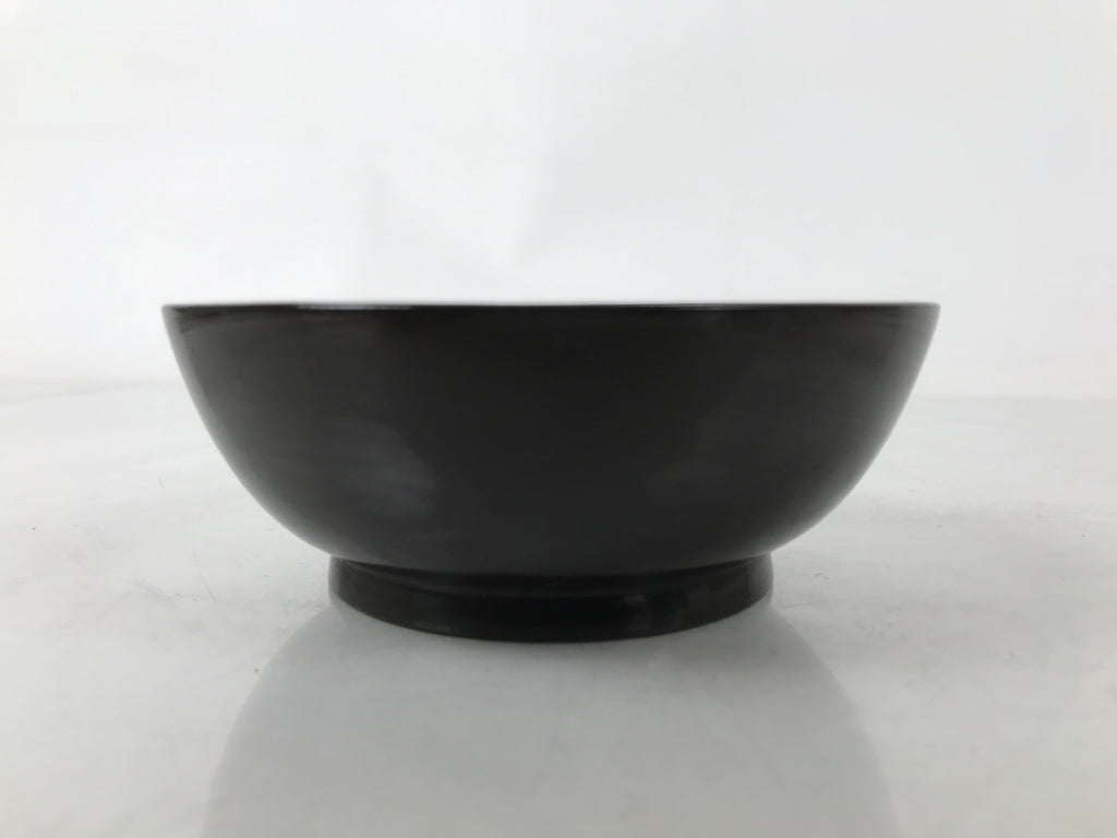 Japanese Lacquered Wooden Bowl Nimonowan Vtg Red Black Owan Wan Shallow LB137