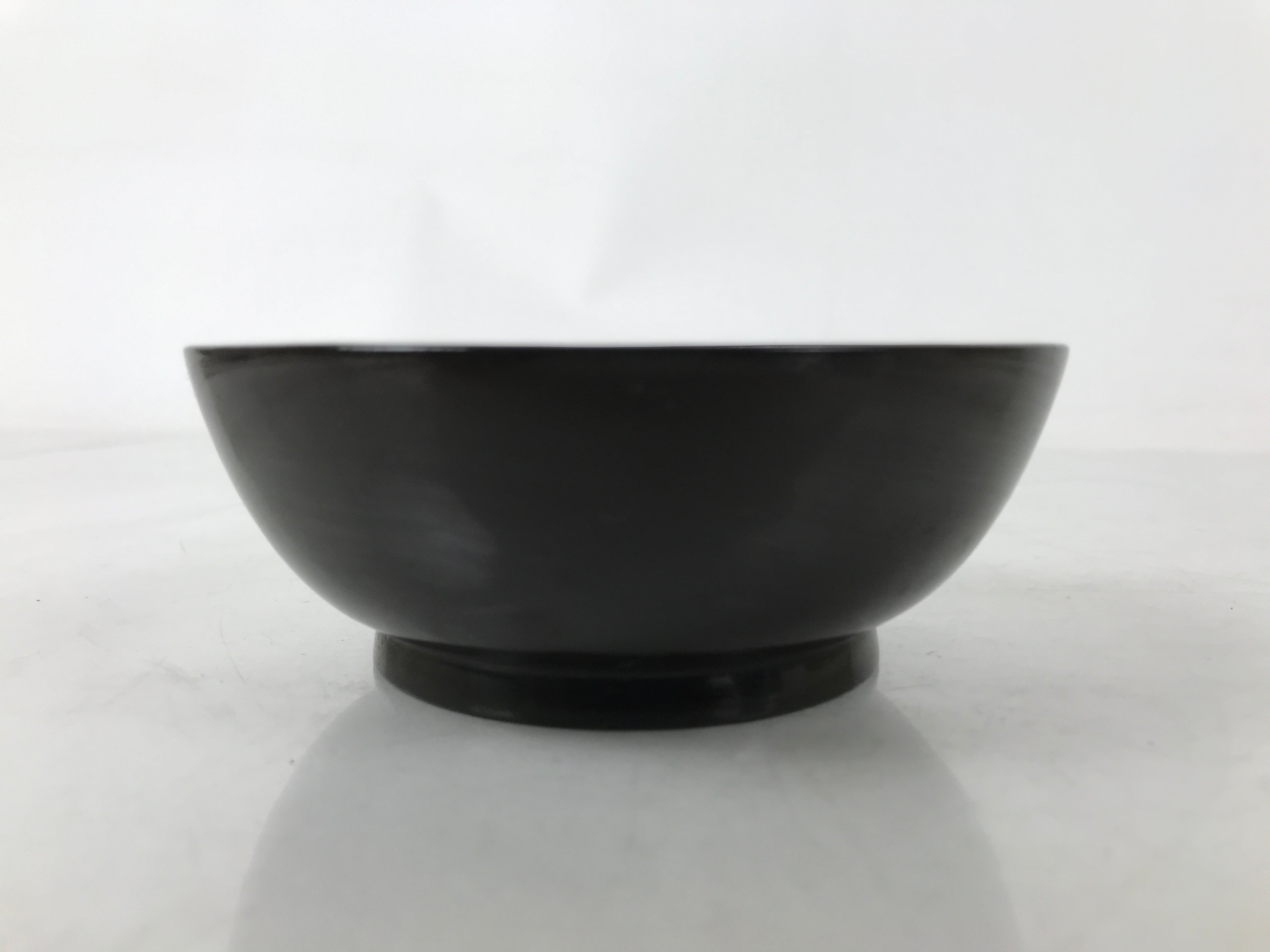 Japanese Lacquered Wooden Bowl Nimonowan Vtg Red Black Owan Wan Shallow LB137