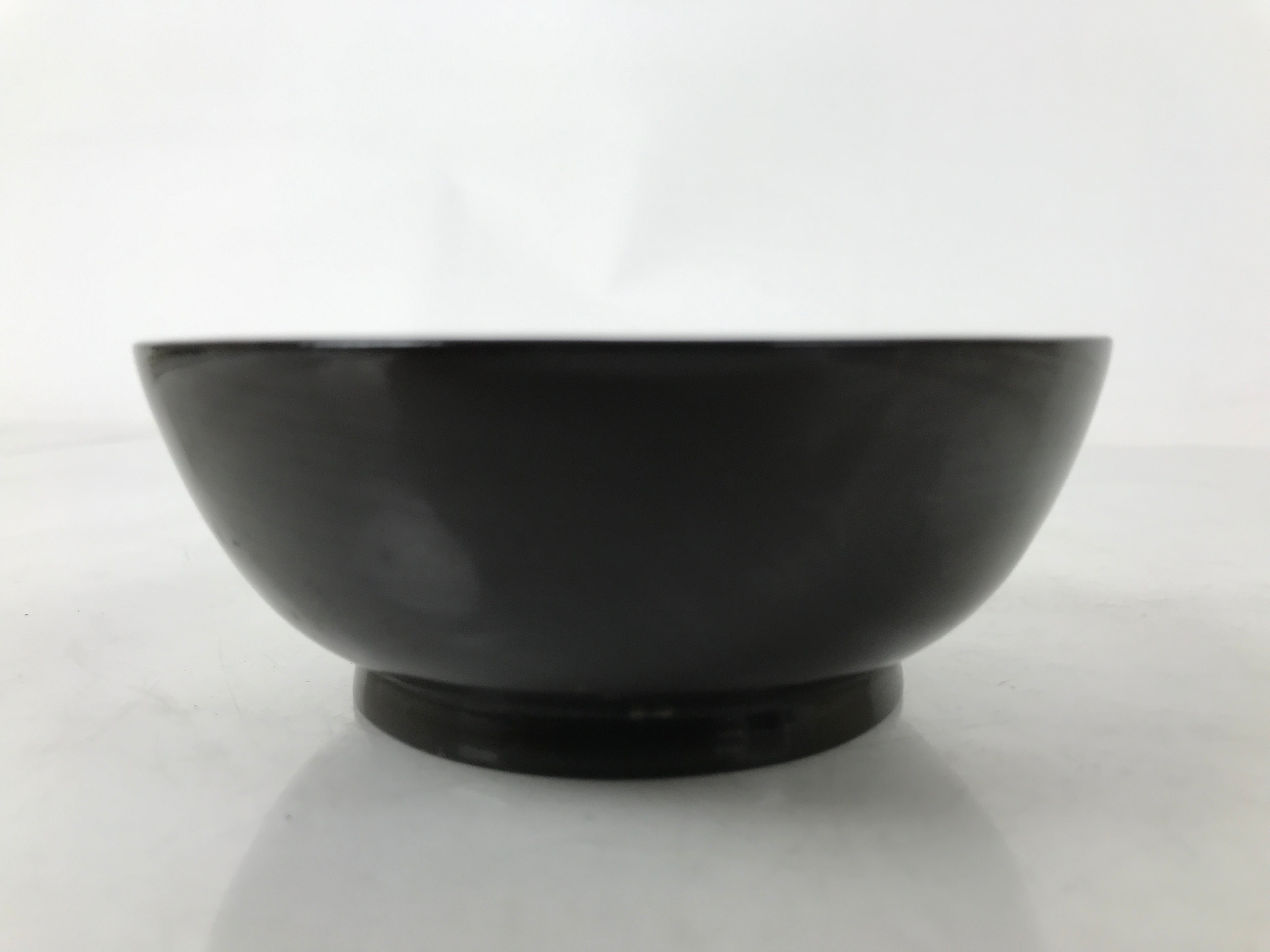 Japanese Lacquered Wooden Bowl Nimonowan Vtg Red Black Owan Wan Shallow LB137