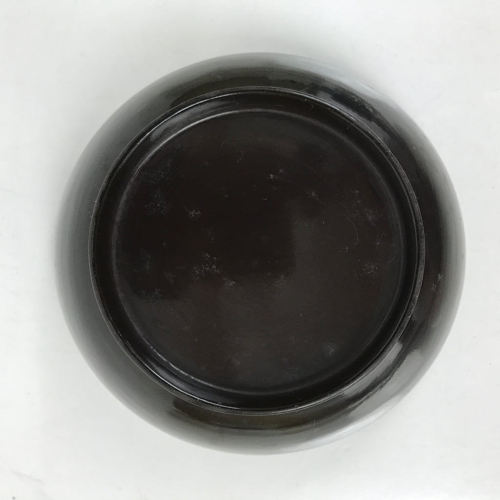 Japanese Lacquered Wooden Bowl Nimonowan Vtg Red Black Owan Wan Shallow LB137