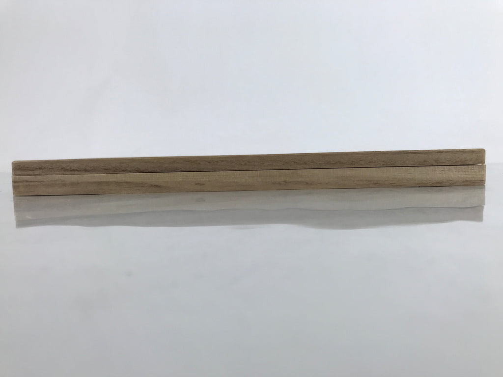 Japanese Lacquered Wooden Chopstick Pair Set Vtg Wakasa Raden Red Black L302