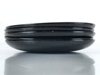 Japanese Lacquered Wooden Drink Saucer Chataku Vtg Makie 5pc Kiku Red Black L127