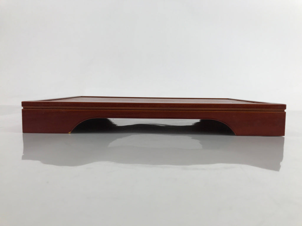 Japanese Lacquered Wooden Flower Vase Stand Shunkei Nuri Kadai Ikebana WT537