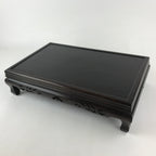 Japanese Lacquered Wooden Flower Vase Stand Vtg Kadai Ikebana Bonsai WT447