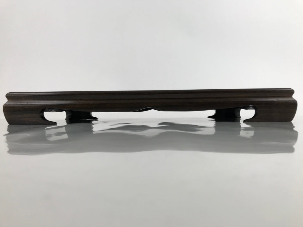 Japanese Lacquered Wooden Flower Vase Stand Vtg Kadai Ikebana Bonsai WT534