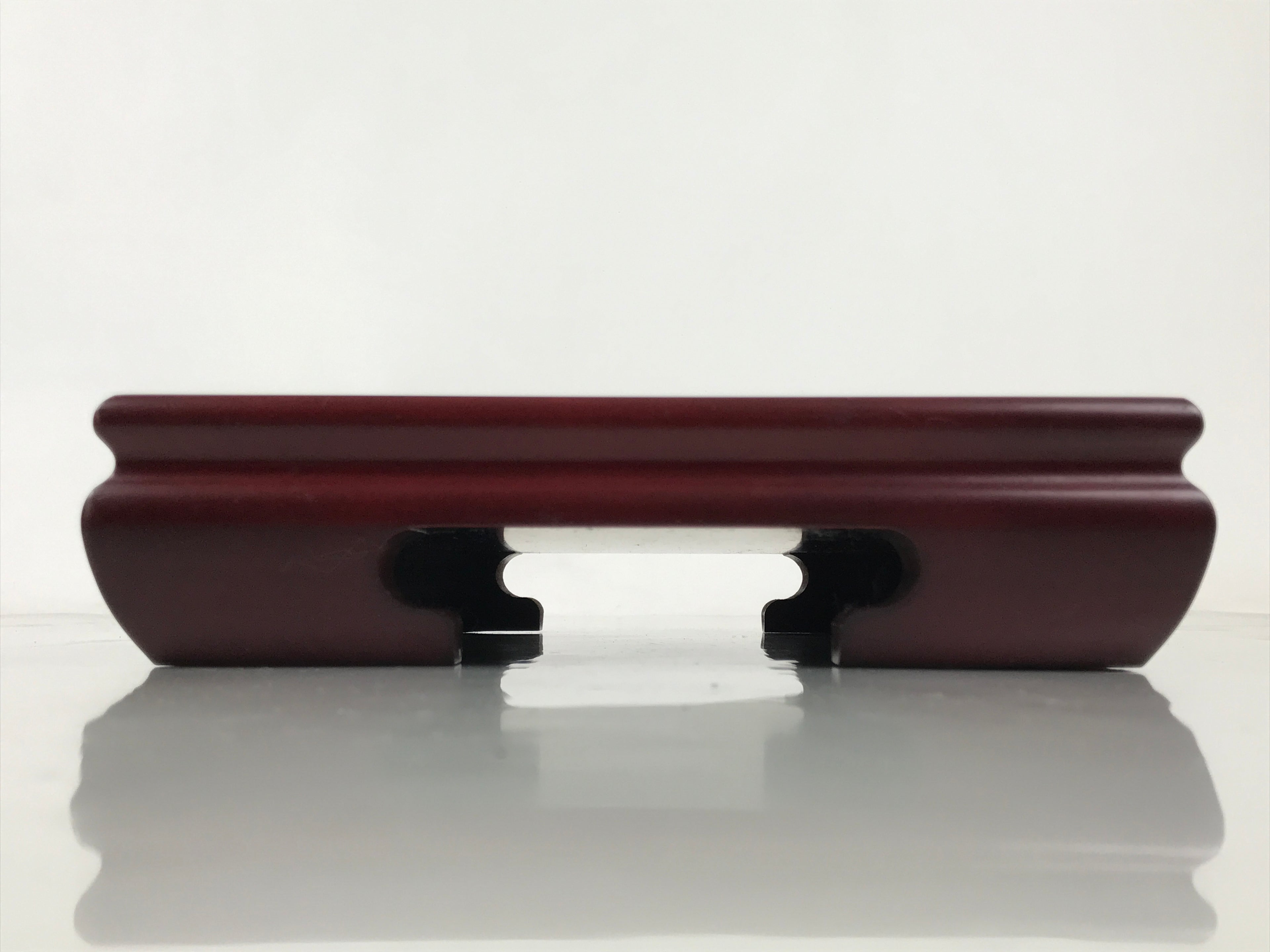 Japanese Lacquered Wooden Flower Vase Stand Vtg Kadai Ikebana Bonsai WT560