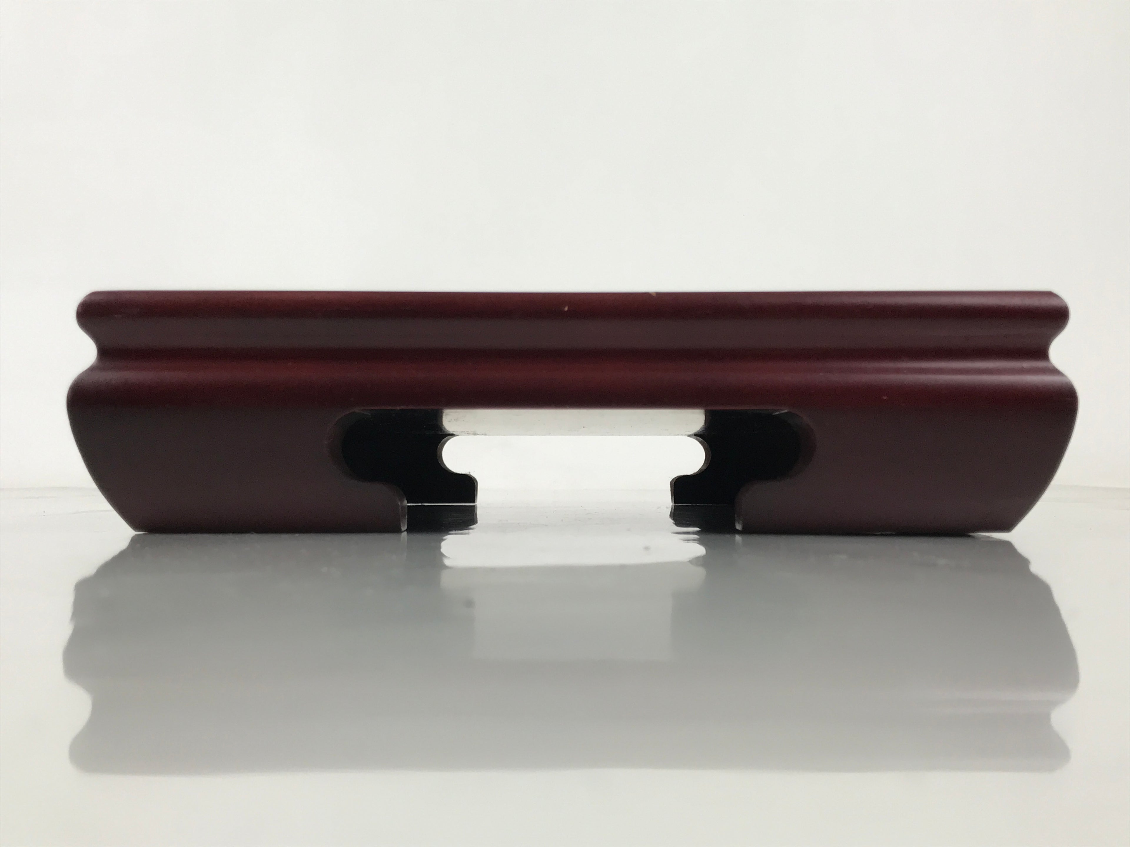 Japanese Lacquered Wooden Flower Vase Stand Vtg Kadai Ikebana Bonsai WT560