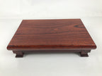 Japanese Lacquered Wooden Flower Vase Stand Vtg Kadai Ikebana Bonsai WT561