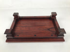 Japanese Lacquered Wooden Flower Vase Stand Vtg Kadai Ikebana Bonsai WT561