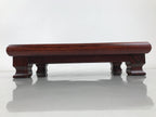 Japanese Lacquered Wooden Flower Vase Stand Vtg Kadai Ikebana Bonsai WT561