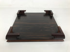 Japanese Lacquered Wooden Flower Vase Stand Vtg Kadai Ikebana Bonsai WT563