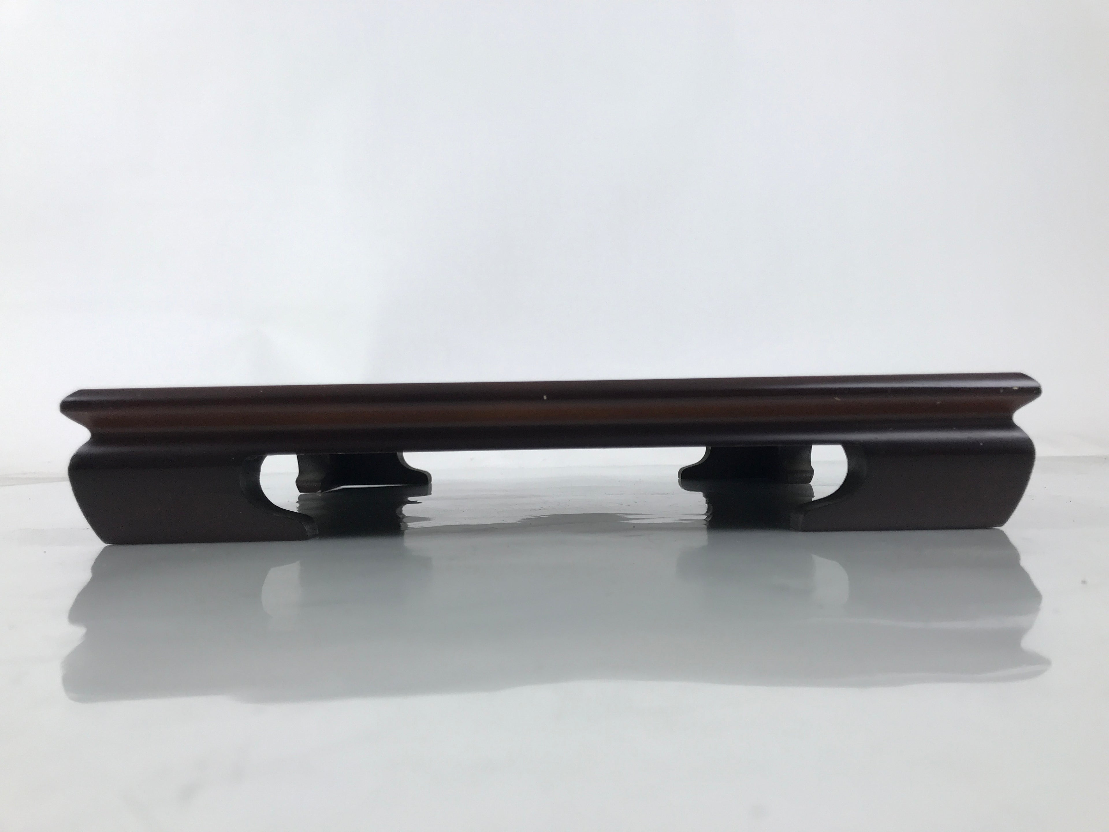Japanese Lacquered Wooden Flower Vase Stand Vtg Kadai Ikebana Bonsai WT563