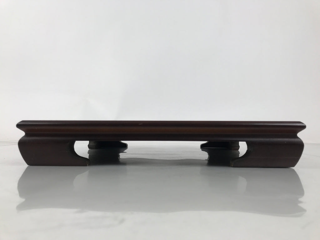 Japanese Lacquered Wooden Flower Vase Stand Vtg Kadai Ikebana Bonsai WT563