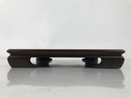 Japanese Lacquered Wooden Flower Vase Stand Vtg Kadai Ikebana Bonsai WT563