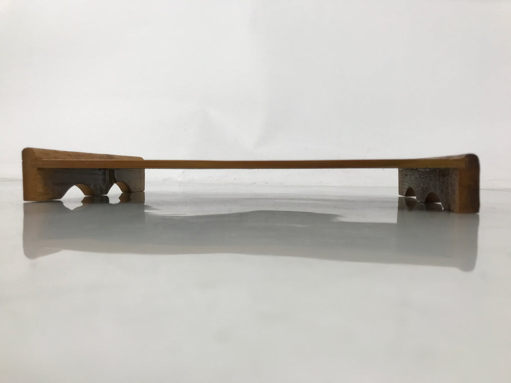 Japanese Lacquered Wooden Flower Vase Stand Vtg Kadai Ikebana Bonsai WT566
