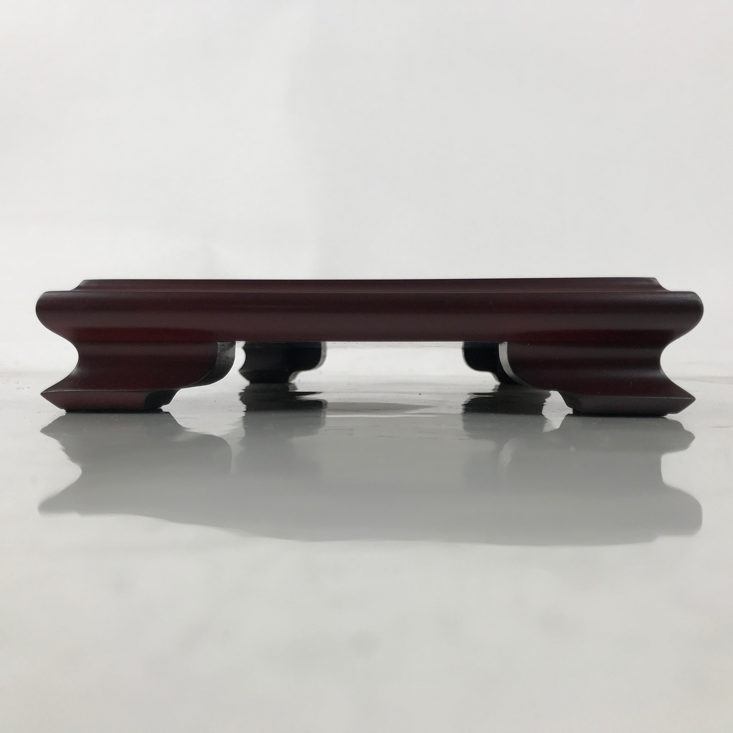 Japanese Lacquered Wooden Flower Vase Stand Vtg Kadai Ikebana Bonsai WT569