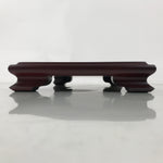 Japanese Lacquered Wooden Flower Vase Stand Vtg Kadai Ikebana Bonsai WT569