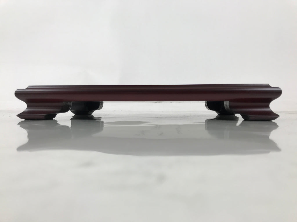 Japanese Lacquered Wooden Flower Vase Stand Vtg Kadai Ikebana Bonsai WT569