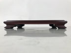 Japanese Lacquered Wooden Flower Vase Stand Vtg Kadai Ikebana Bonsai WT569