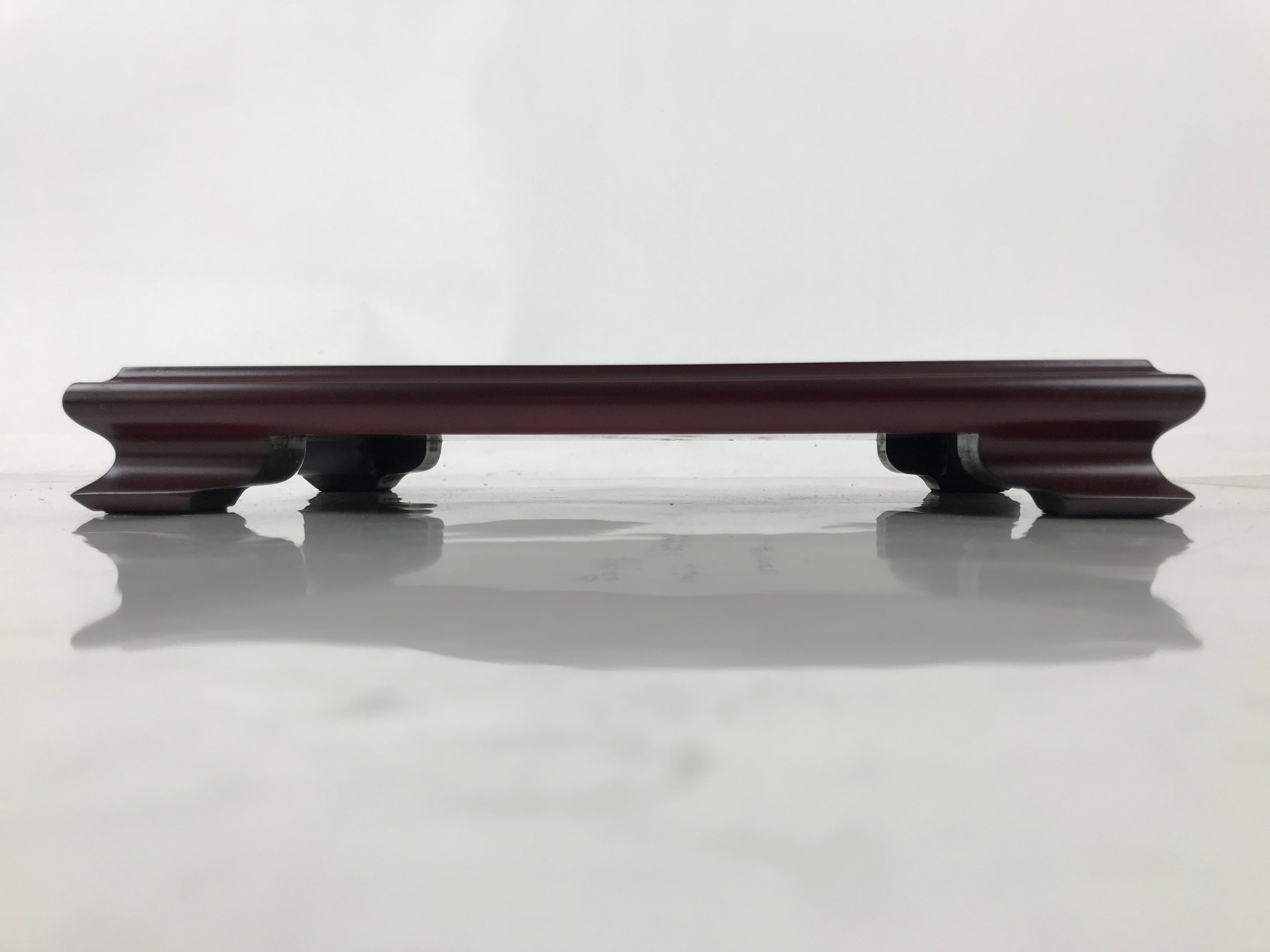 Japanese Lacquered Wooden Flower Vase Stand Vtg Kadai Ikebana Bonsai WT569
