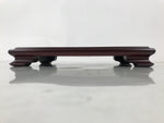 Japanese Lacquered Wooden Flower Vase Stand Vtg Kadai Ikebana Bonsai WT569