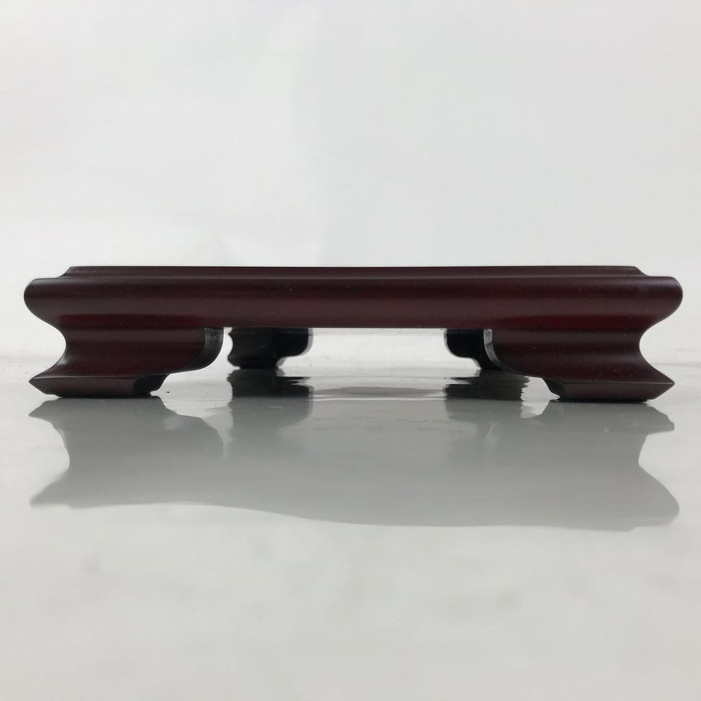 Japanese Lacquered Wooden Flower Vase Stand Vtg Kadai Ikebana Bonsai WT569