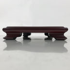 Japanese Lacquered Wooden Flower Vase Stand Vtg Kadai Ikebana Bonsai WT569