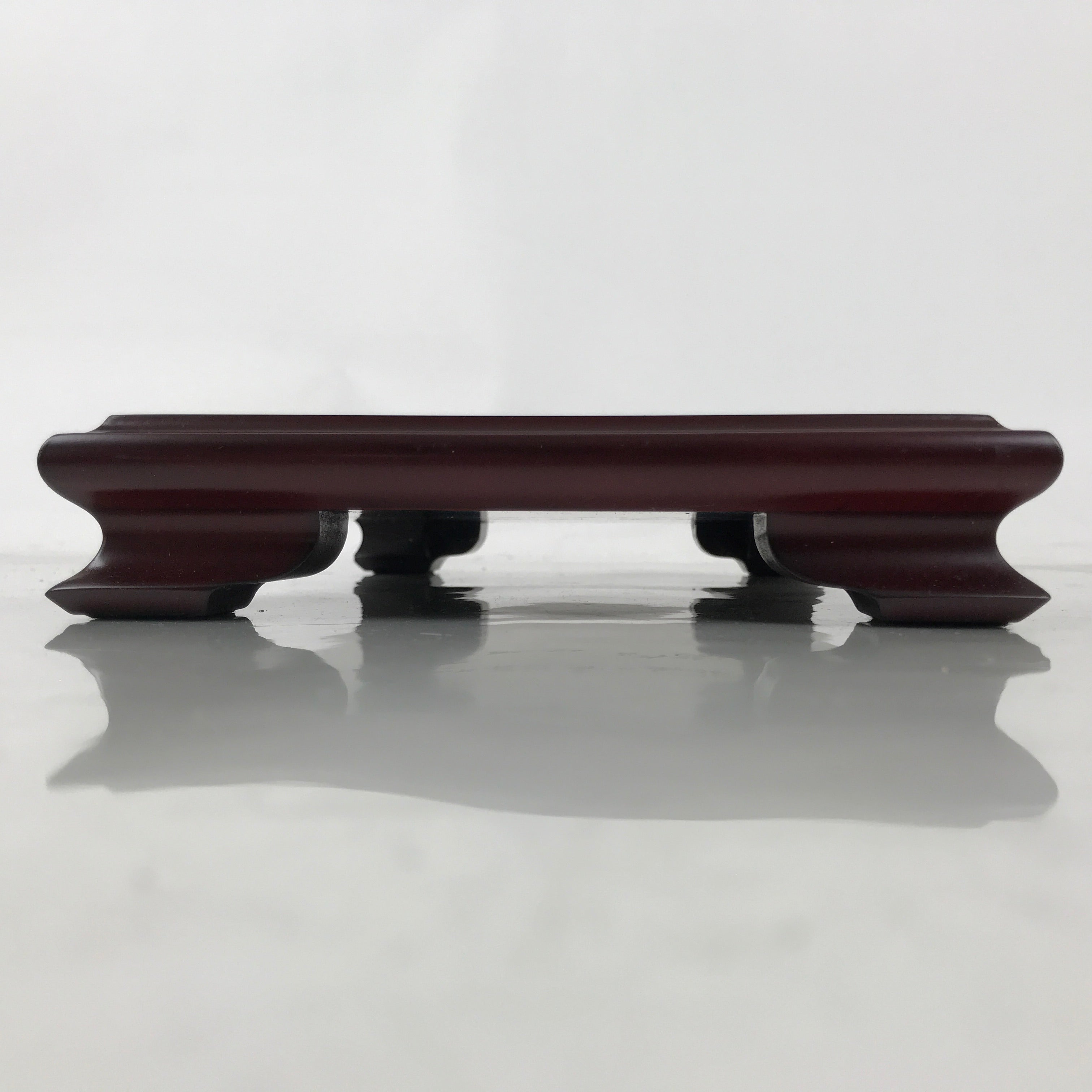 Japanese Lacquered Wooden Flower Vase Stand Vtg Kadai Ikebana Bonsai WT569