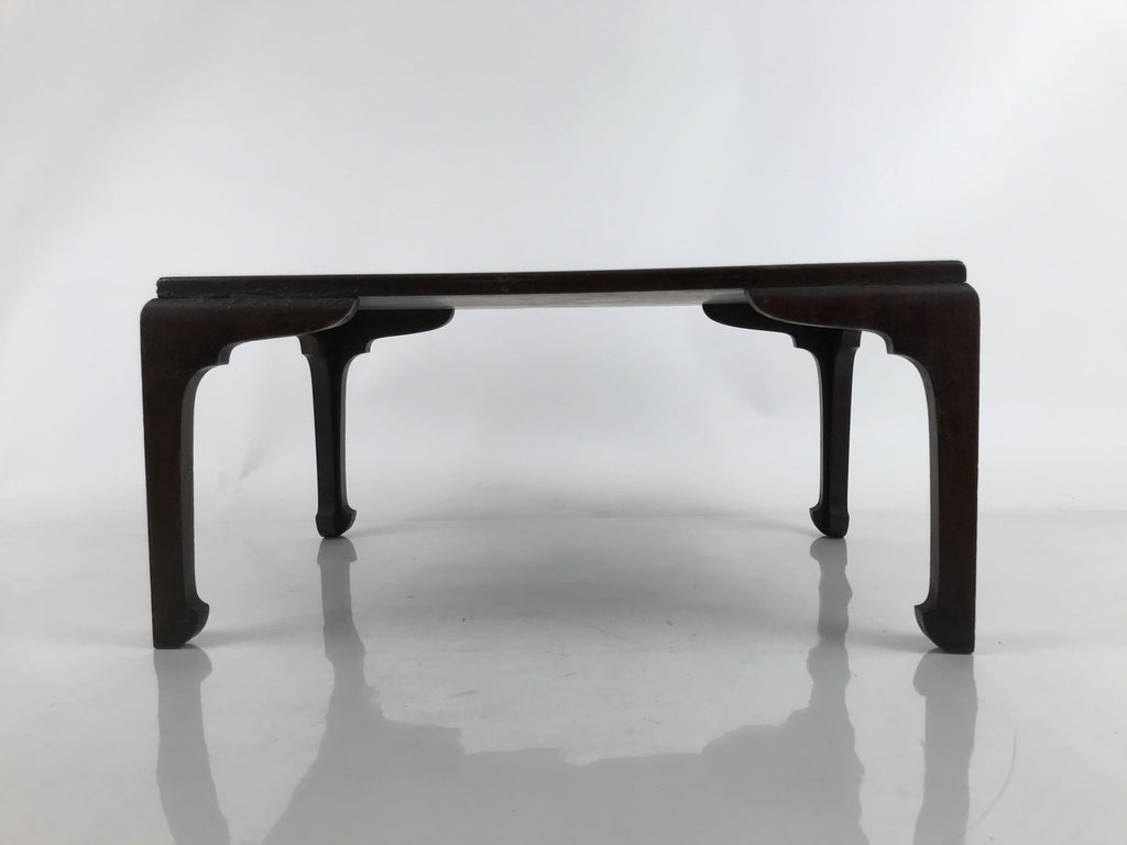 Japanese Lacquered Wooden Flower Vase Stand Vtg Kadai Table Ikebana Bonsai WT541