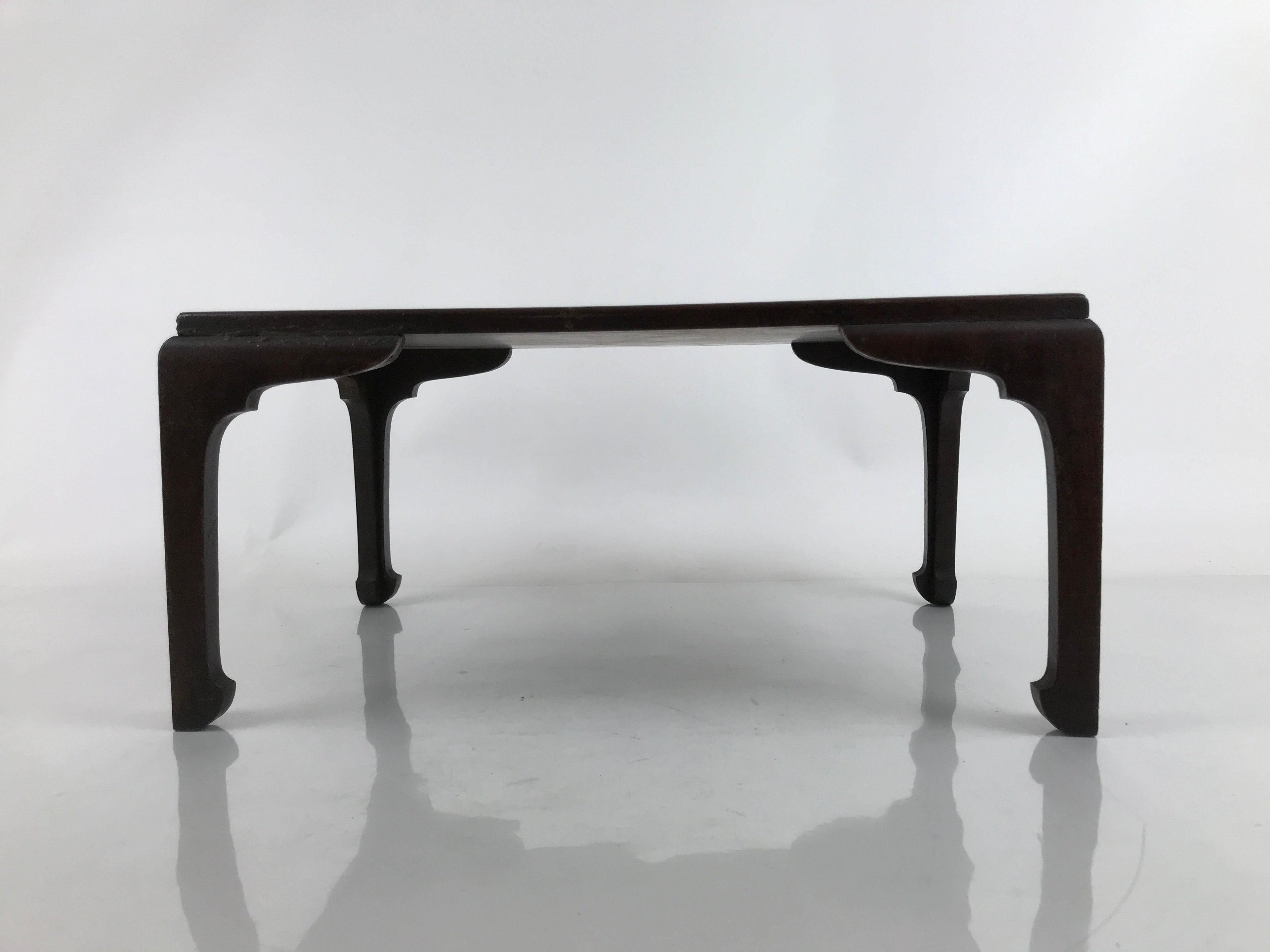 Japanese Lacquered Wooden Flower Vase Stand Vtg Kadai Table Ikebana Bonsai WT541