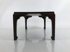 Japanese Lacquered Wooden Flower Vase Stand Vtg Kadai Table Ikebana Bonsai WT541