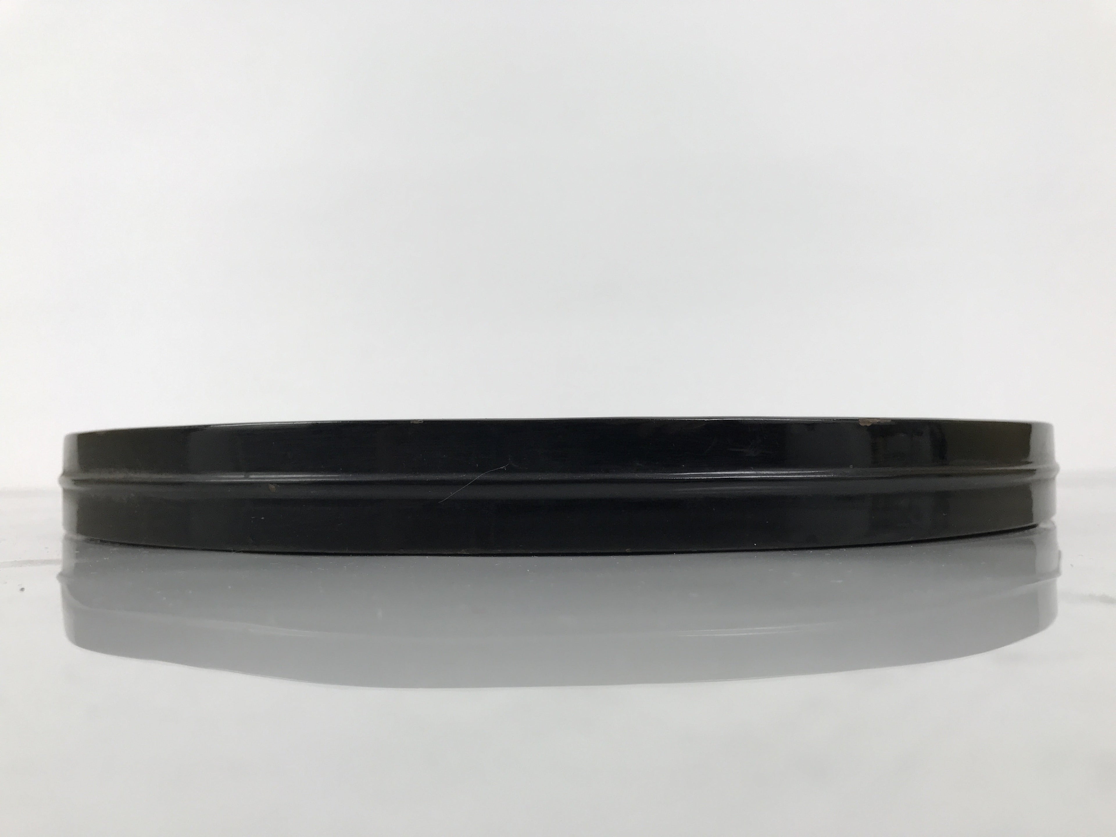 Japanese Lacquered Wooden Flower Vase Stand Vtg Oval Kadai Ikebana Bonsai WT588