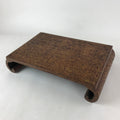 Japanese Lacquered Wooden Flower Vase Stand Vtg Wakasa Nuri Kadai Ikebana WT460