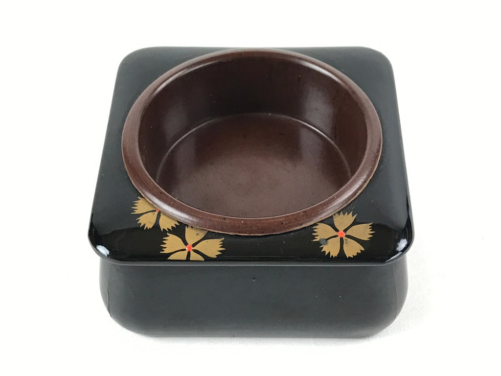 Japanese Lacquered Wooden Incense Burner Vtg Buddhist Altar Fitting Koro BA186