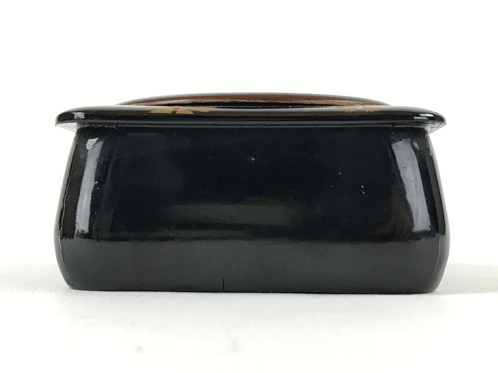Japanese Lacquered Wooden Incense Burner Vtg Buddhist Altar Fitting Koro BA186