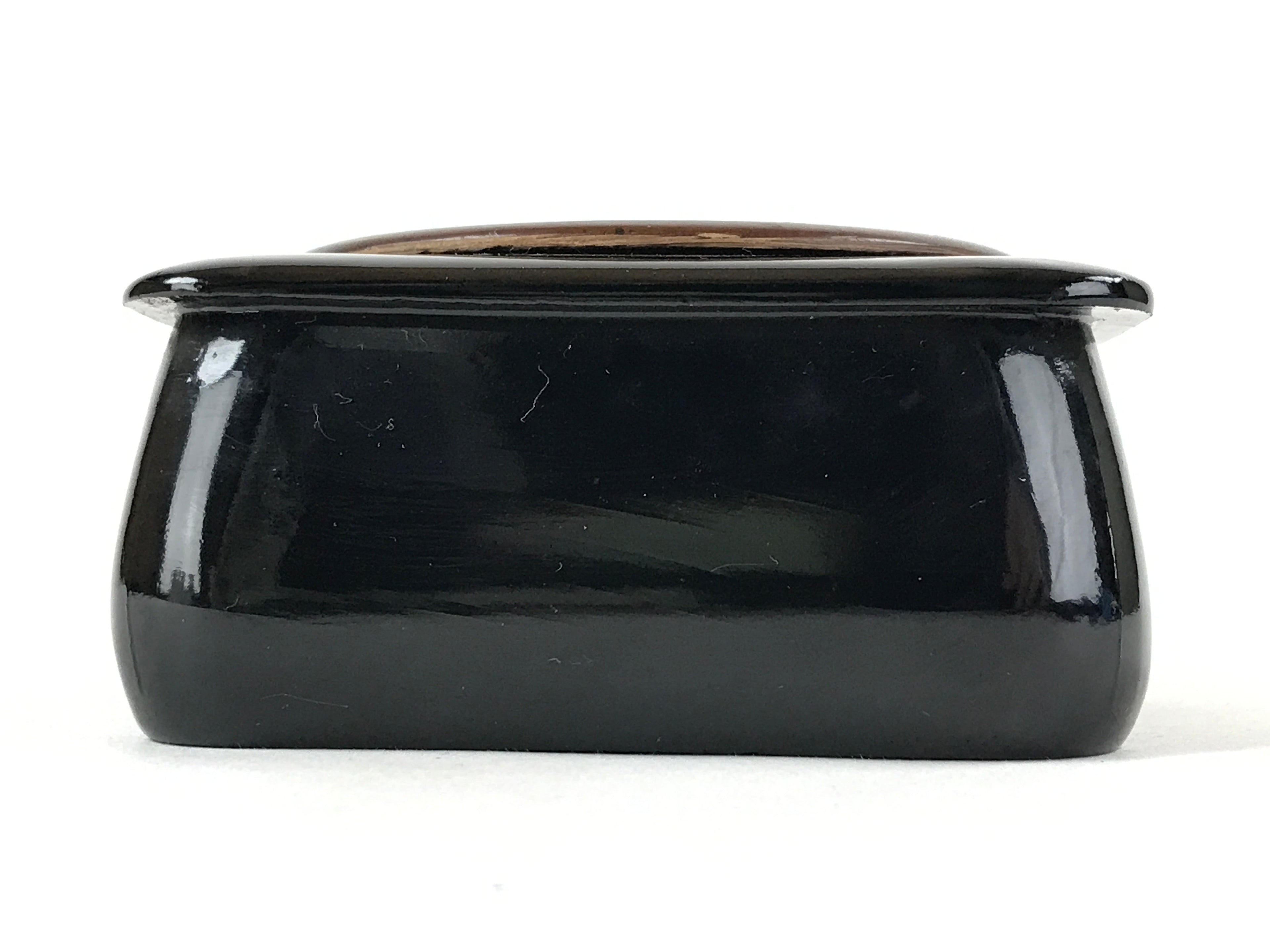 Japanese Lacquered Wooden Incense Burner Vtg Buddhist Altar Fitting Koro BA186