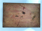 Japanese Lacquered Wooden Jubako Storage Box Vtg Lid Two Tier Bento Brown FB90