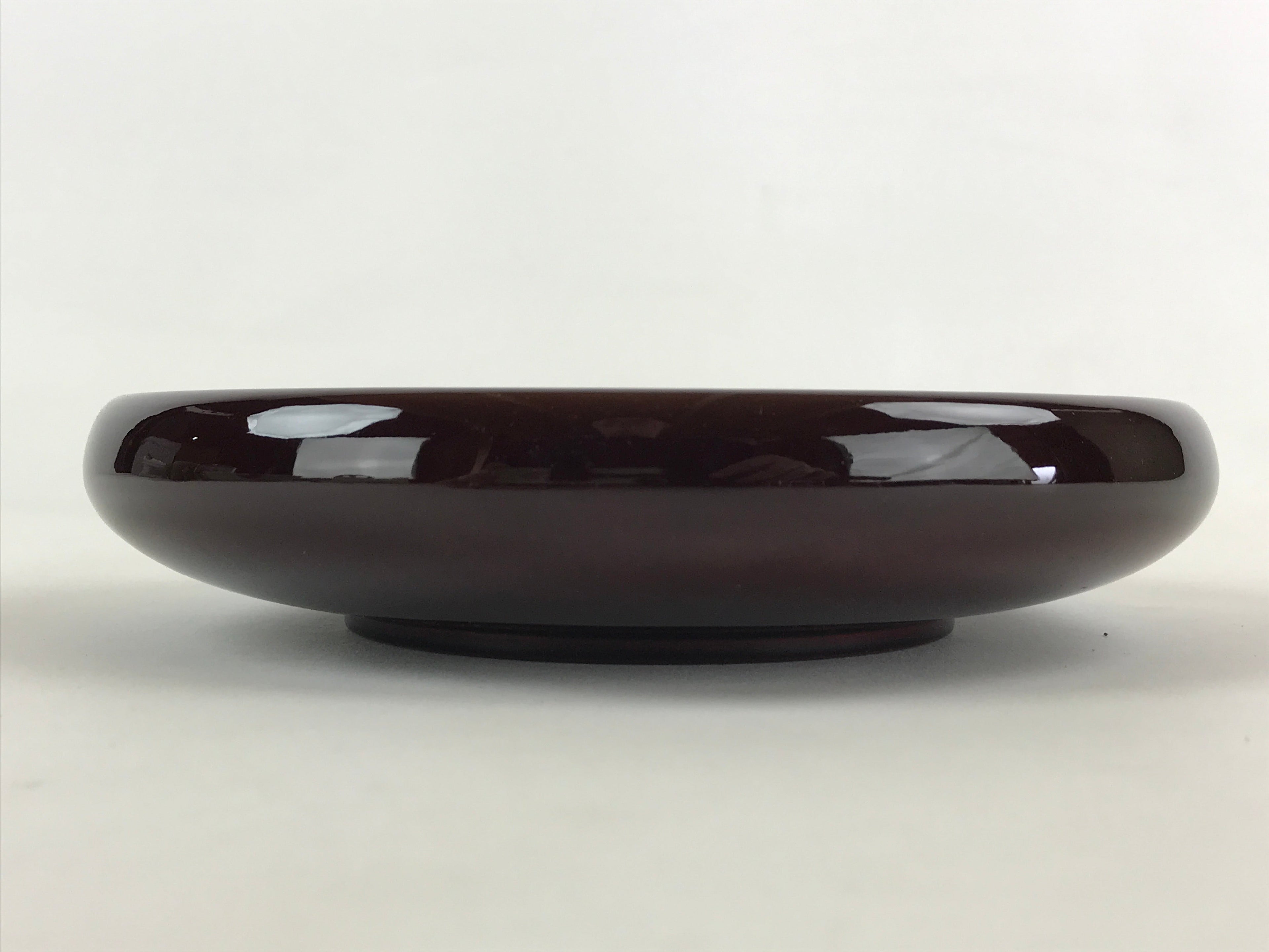 Japanese Lacquered Wooden Kashiki Snack Bowl Vtg Raden Flowers Kashibachi L13
