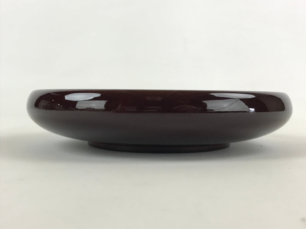Japanese Lacquered Wooden Kashiki Snack Bowl Vtg Raden Flowers Kashibachi L13