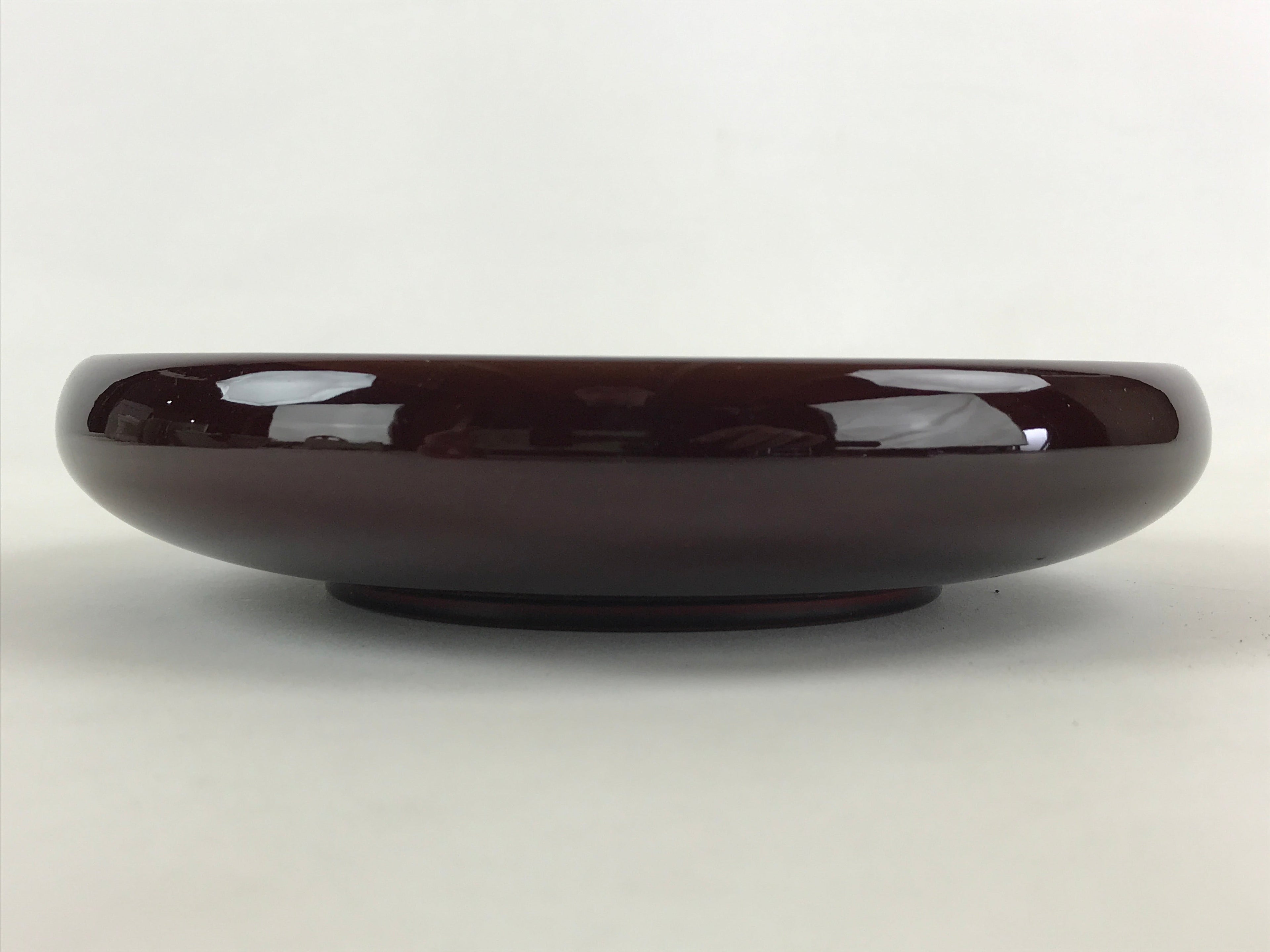 Japanese Lacquered Wooden Kashiki Snack Bowl Vtg Raden Flowers Kashibachi L13