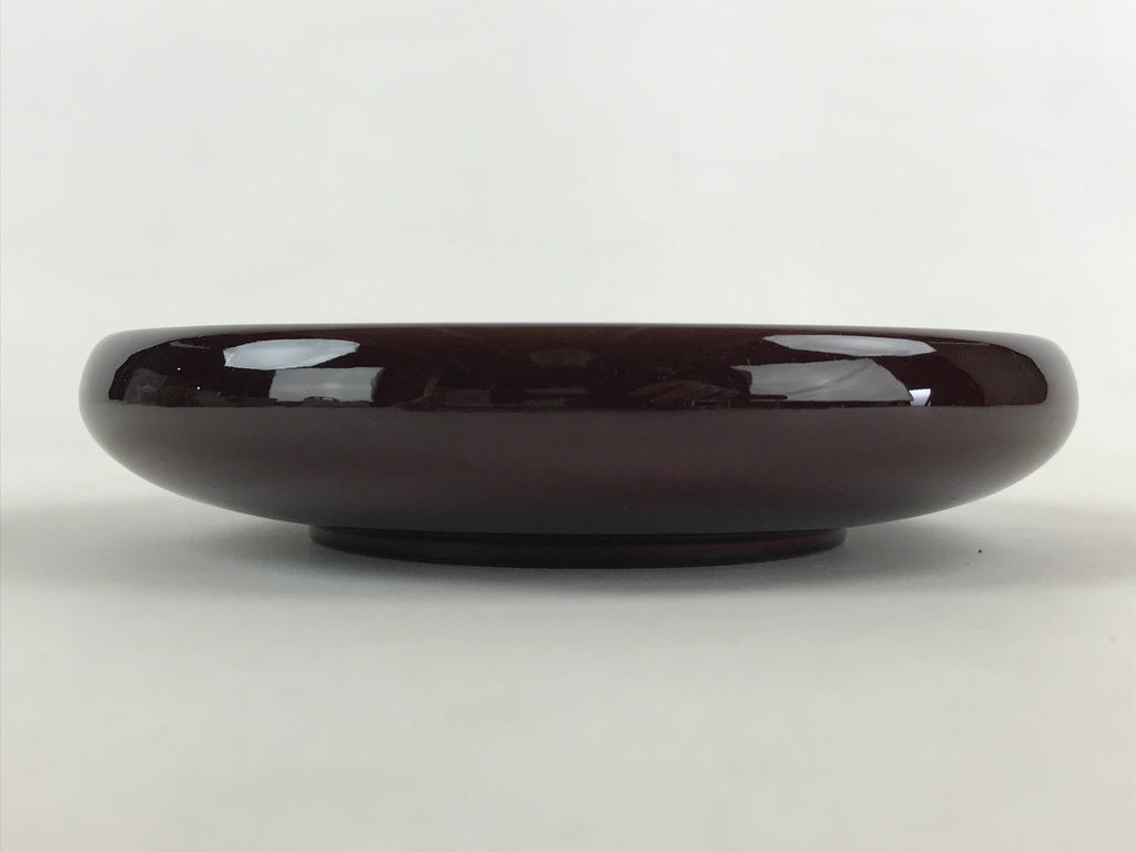 Japanese Lacquered Wooden Kashiki Snack Bowl Vtg Raden Flowers Kashibachi L13